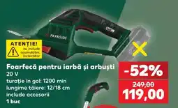 Kaufland Foarfecă pentru iarbă și arbuști Ofertă