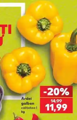 Kaufland Ardei galben Ofertă