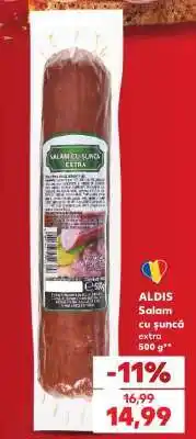 Kaufland ALDIS Salam cu șuncă extra 500 g Ofertă