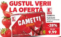 Kaufland CAMETTI Înghețată Ofertă