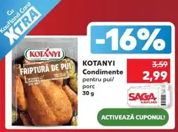 Kaufland KOTANYI Condimente pentru pui/porc 30 g Ofertă