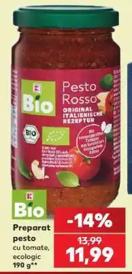 Kaufland Preparat pesto cu tomate, ecologic Ofertă