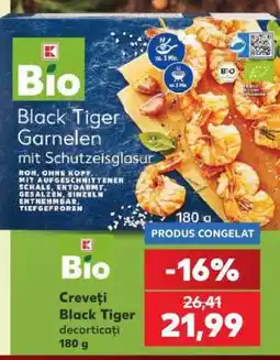 Kaufland Creveți Black Tiger decorticați Ofertă