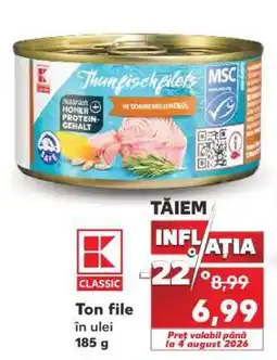Kaufland Ton file Ofertă