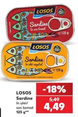Kaufland LOSOS Sardine Ofertă