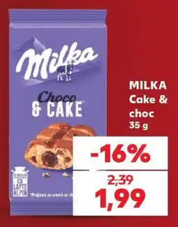 Kaufland MILKA Cake & choc 35 g Ofertă