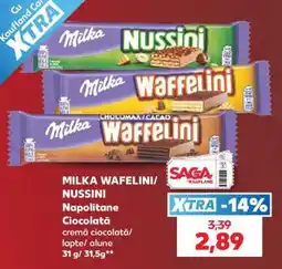 Kaufland MILKA WAFELINI/NUSSINI Ofertă