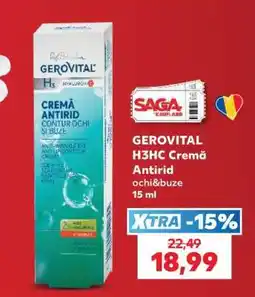 Kaufland GEROVITAL H3HC Cremă Antirid ochi&buze 15 ml Ofertă