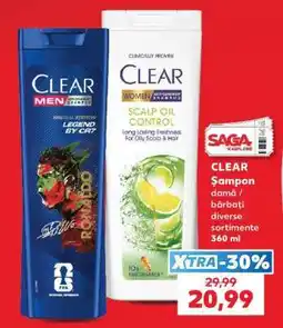 Kaufland CLEAR Şampon damă / bărbaţi diverse sortimente 360 ml Ofertă