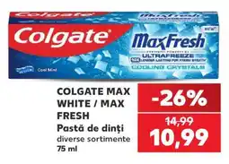 Kaufland COLGATE MAX WHITE / MAX FRESH Ofertă