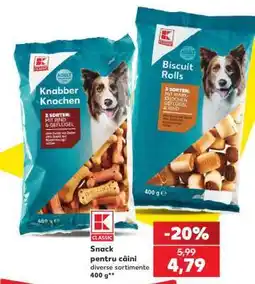 Kaufland SNACK PENTRU CÂINI Ofertă