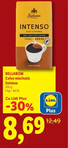 Lidl BELLAROM Cafea măcinată Intenso Ofertă