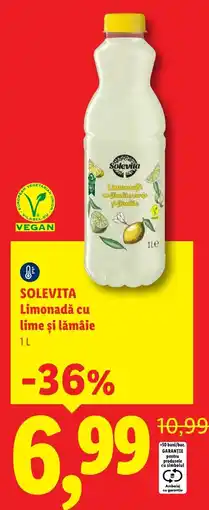 Lidl SOLEVITA Limonadǎ cu lime şi lămâie Ofertă