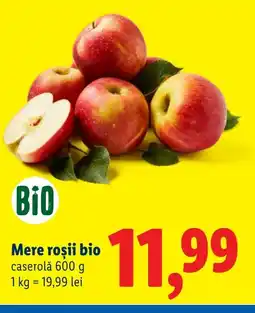 Lidl Mere roşii bio Ofertă