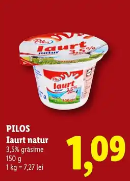 Lidl PILOS Iaurt natur Ofertă