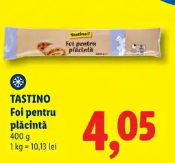 Lidl TASTINO Foi pentru plăcintă Ofertă