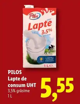 Lidl PILOS Lapte de consum UHT Ofertă