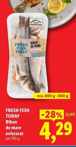 Lidl FRESH FISH TODAY Biban de mare eviscerat Ofertă