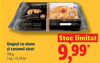 Lidl Gogoși cu alune şi caramel sǎrat Ofertă