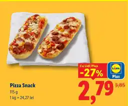 Lidl Pizza Snack Ofertă