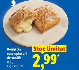Lidl Bougatsa cu umplutură de vanilie Ofertă