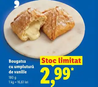 Lidl Bougatsa cu umplutură de vanilie Ofertă