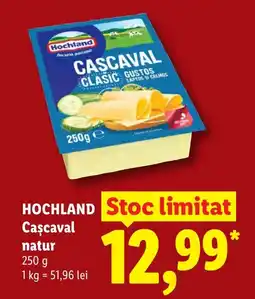 Lidl HOCHLAND Cascaval natur Ofertă