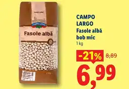 Lidl CAMPO LARGO Fasole albă bob mic Ofertă