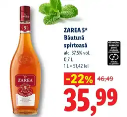 Lidl ZAREA 5* Băutură spirtoasă Ofertă