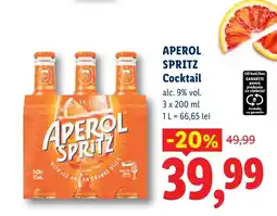 Lidl APEROL SPRITZ Cocktail Ofertă