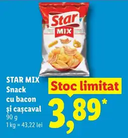 Lidl STAR MIX Snack cu bacon şi caşcaval Ofertă