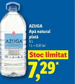 Lidl AZUGA Apă natural plată Ofertă