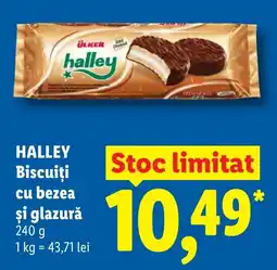 Lidl HALLEY Biscuiţi cu bezea şi glazurǎ Ofertă