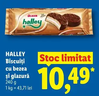 Lidl HALLEY Biscuiţi cu bezea şi glazurǎ Ofertă