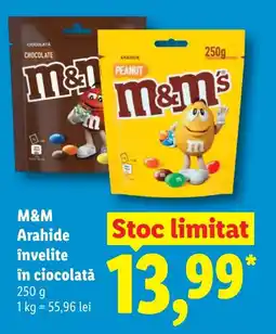 Lidl M&M Arahide învelite în ciocolată Ofertă
