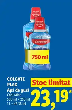 Lidl COLGATE PLAX Apă de gură Ofertă
