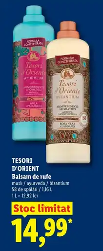 Lidl TESORI D'ORIENT Balsam de rufe Ofertă