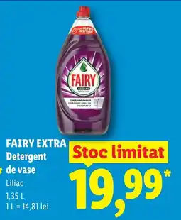Lidl FAIRY EXTRA Detergent de vase Ofertă