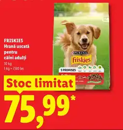 Lidl FRISKIES Hrană uscată pentru câini adulţi Ofertă