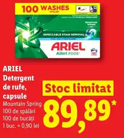 Lidl ARIEL Detergent de rufe, capsule Ofertă