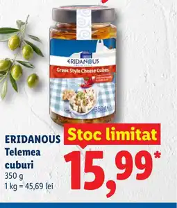 Lidl ERIDANOUS Telemea cuburi Ofertă