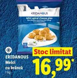 Lidl ERIDANOUS Melci cu brânză Ofertă