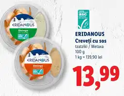 Lidl ERIDANOUS Creveţi cu sos Ofertă