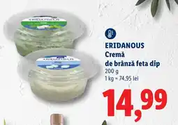 Lidl ERIDANOUS Cremă de brânză feta dip Ofertă