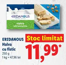 Lidl ERIDANOUS Halva cu fistic Ofertă