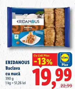 Lidl ERIDANOUS Baclava cu nucă Ofertă
