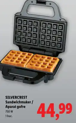 Lidl SILVERCREST Sandwichmaker / Aparat gofre Ofertă