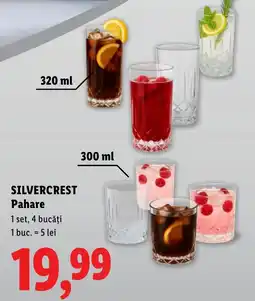 Lidl SILVERCREST Pahare Ofertă