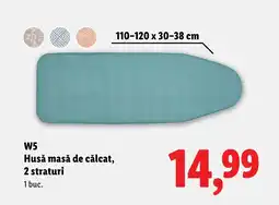Lidl W5 Husă masă de călcat, 2 straturi Ofertă