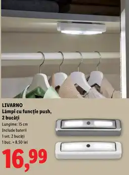 Lidl LIVARNO Lămpi cu funcție push Ofertă